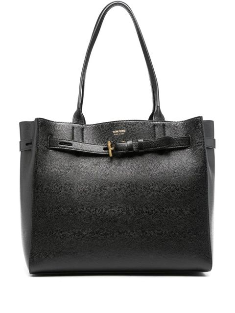 TOM FORD leather tote bag - Black - zdjęcie produktu nr 1