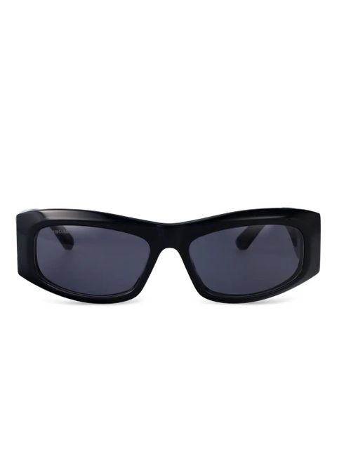 Balenciaga Eyewear geometric-frame sunglasses - Blue - zdjęcie produktu nr 1