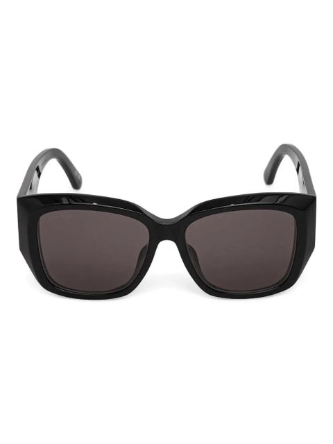 Balenciaga Eyewear logo-detail sunglasses - Black - zdjęcie produktu nr 1