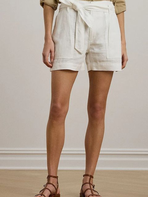 Lauren Ralph Lauren szorty lniane - zdjęcie produktu nr 1