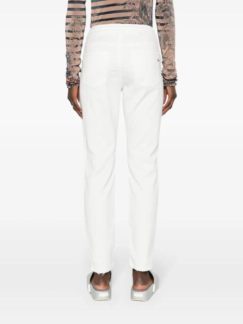 Diesel 2031 D-Krailey distressed-finish boyfriend jeans - White