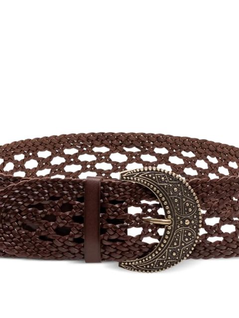 Ba&Sh Balmy woven moon buckle belt - Brown - zdjęcie produktu nr 2