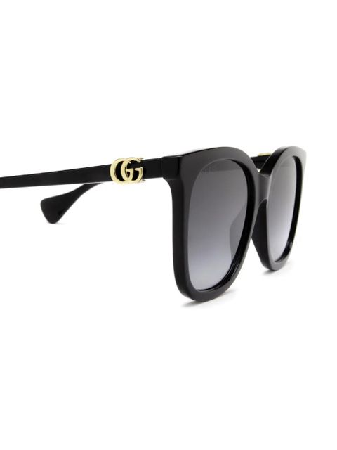 Gucci Eyewear oversized-frame GG sunglasses - Black