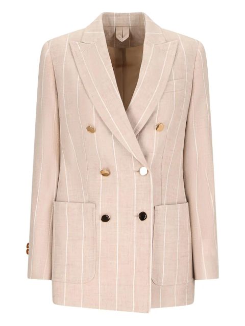 Max Mara Riom pinstripe coat - Neutrals - zdjęcie produktu nr 1