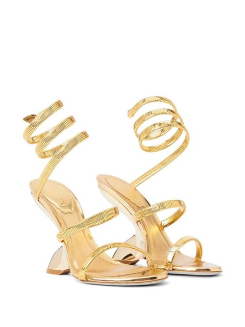René Caovilla 105mm Symphony sandals - Gold