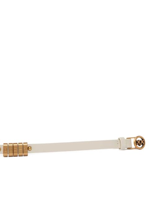 PINKO leather belt - White