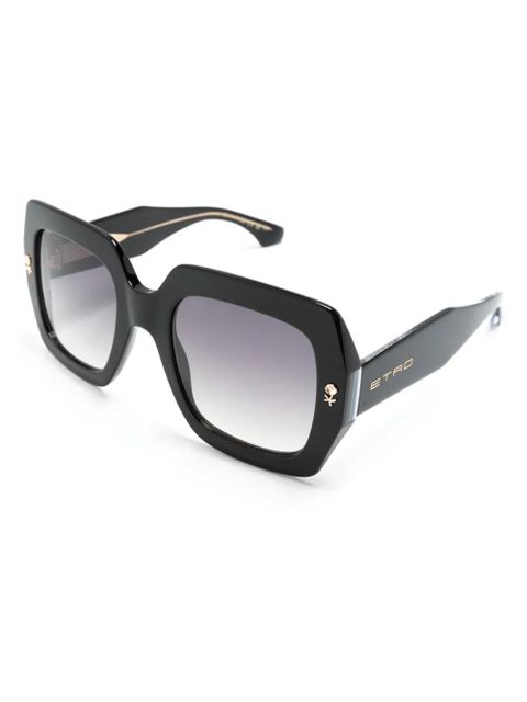 ETRO Etromania square-frame sunglasses - Black - zdjęcie produktu nr 2