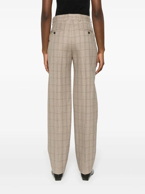 TOTEME windowpane-check tailored trousers - Neutrals