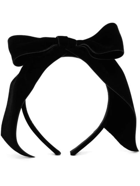 Jennifer Behr bow headband - Black - zdjęcie produktu nr 1