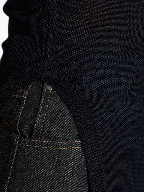 LEMAIRE side-slit T-shirt - Black