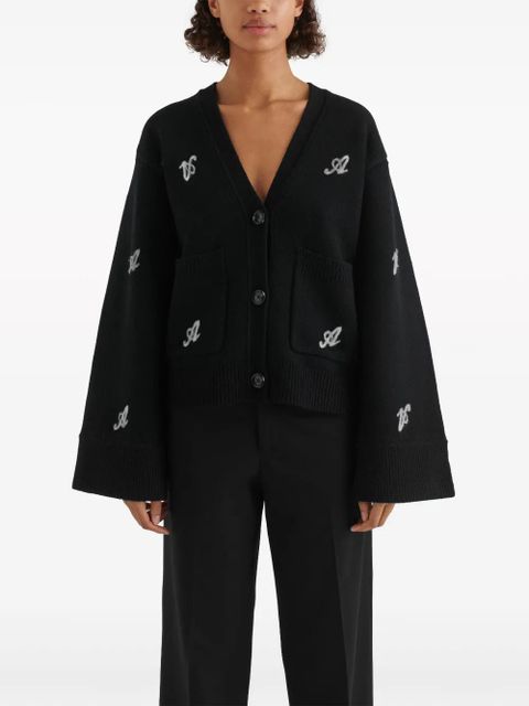 Axel Arigato Archive Signature A wool cardigan - Black