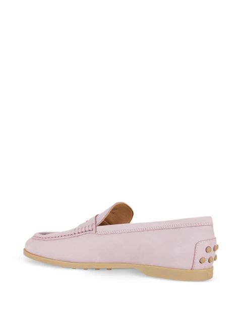 Tod's leather loafers - Pink