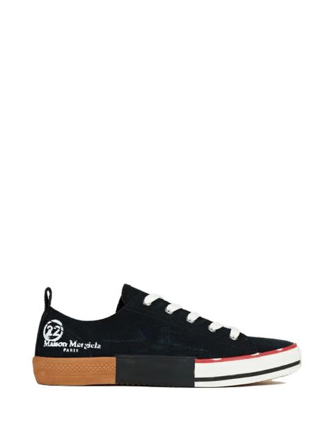 Maison Margiela logo-print sneakers - Black - zdjęcie produktu nr 1
