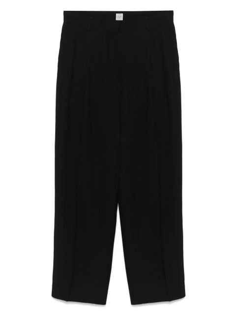 TOTEME double-pleat trousers - Black - zdjęcie produktu nr 1