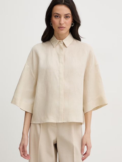 MM by Max Mara koszula damska lniana RITO - zdjęcie produktu nr 2