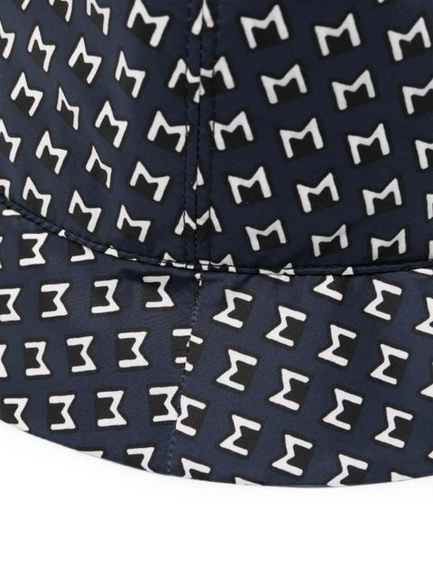 Moncler monogram-print bucket hat - Blue - zdjęcie produktu nr 2
