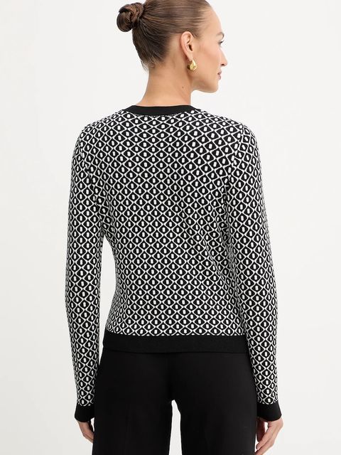 Morgan kardigan damski kolor czarny lekki MSIXTA