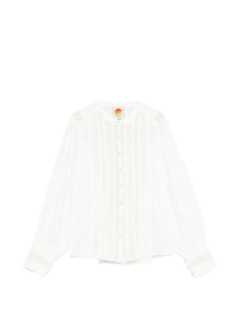 FARM Rio crochet blouse - White - zdjęcie produktu nr 1