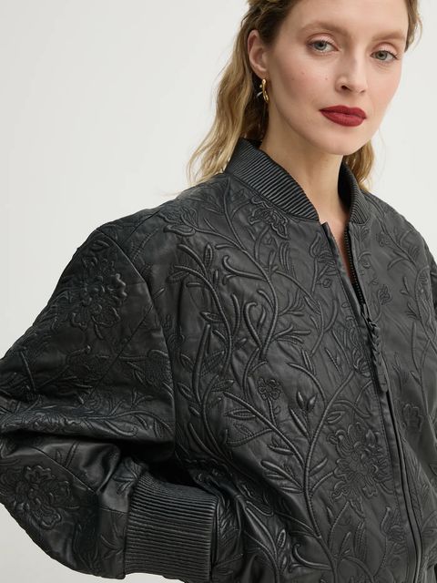 MUNTHE kurtka bomber skórzana FERRIL