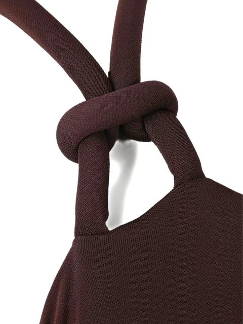 Cult Gaia knot-detail crop top - Brown