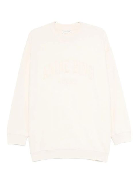 ANINE BING embroidered-logo sweatshirt - Neutrals - zdjęcie produktu nr 1