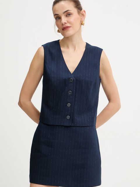 Guess kamizelka ZANITA kolor granatowy jednorzędowa W5BH52 W2422 - zdjęcie produktu nr 1