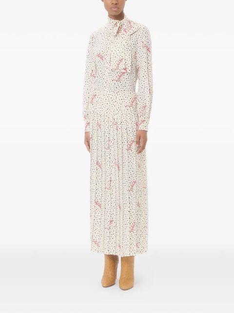 Valentino Garavani Plusdepois bubble print crepe de chine skirt - Neutrals - zdjęcie produktu nr 2