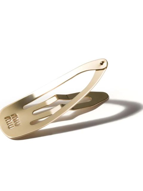 Miu Miu metal hair clips - Gold - zdjęcie produktu nr 2