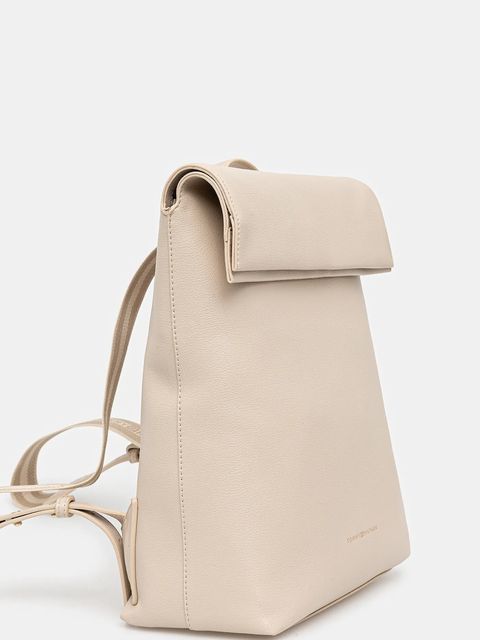 Tommy Hilfiger plecak damski kolor beżowy duży gładki AW0AW17654 - zdjęcie produktu nr 2