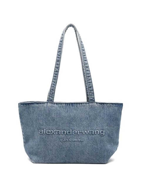 Alexander Wang Punch logo shoulder bag - Blue - zdjęcie produktu nr 1