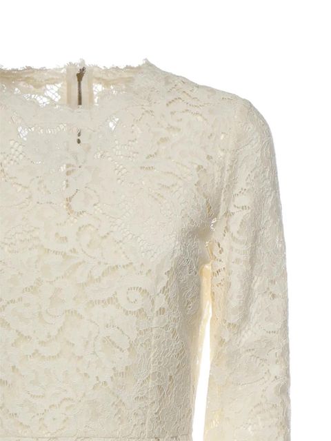 Dolce & Gabbana lace dress - Neutrals