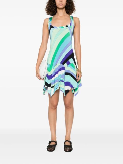 PUCCI abstract-print dress - Blue
