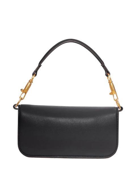 Valentino Garavani VLogo embellished clasp leather shoulder bag - Black - zdjęcie produktu nr 2