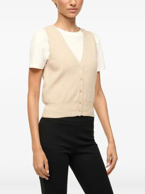 STAUD Ficus vest - Neutrals