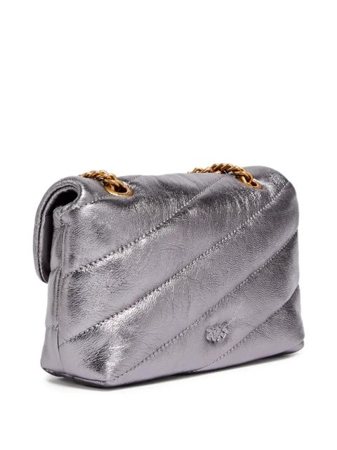 PINKO quilted bird cross body bag - Grey - zdjęcie produktu nr 2
