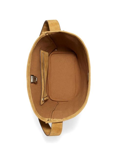 Tory Burch slim Lock bucket bag - Neutrals