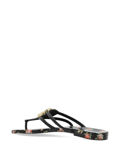 Dolce & Gabbana logo-detail flip-flops - Black