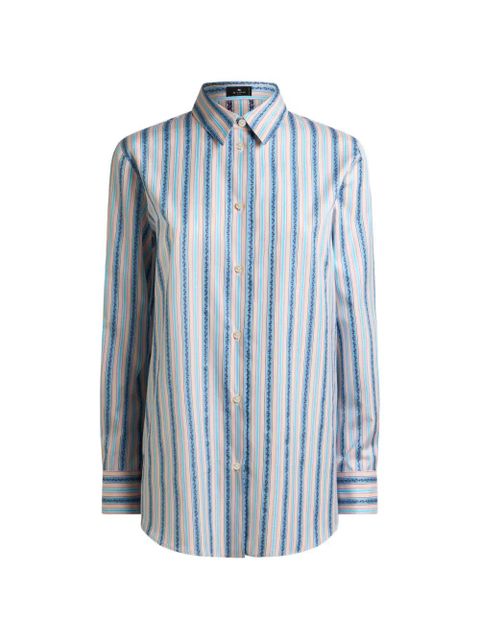 ETRO striped shirt - Neutrals - zdjęcie produktu nr 1