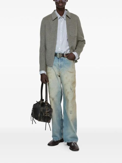 Acne Studios zip-up shirt jacket - Grey - zdjęcie produktu nr 2