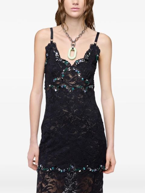 Rabanne oversized-pendant necklace - Silver