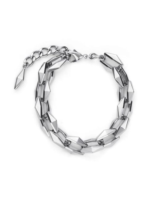 Jimmy Choo stud-design chain bracelet - Silver - zdjęcie produktu nr 1