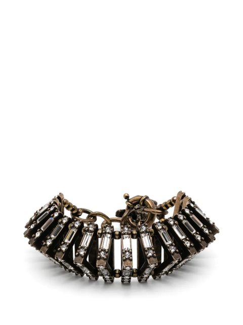Saint Laurent crystal pyramid bracelet - Gold - zdjęcie produktu nr 1