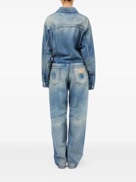 MM6 Maison Margiela belted denim jacket - Blue