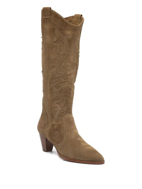 Ba&Sh 65mm Casey heeled boots - Green - zdjęcie produktu nr 2