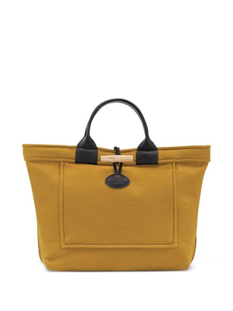 Longchamp Le Roseau L tote bag - Yellow - zdjęcie produktu nr 2