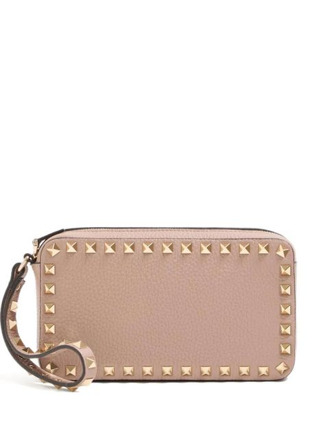Valentino Garavani Rockstud embellished clutch bag - Pink - zdjęcie produktu nr 2