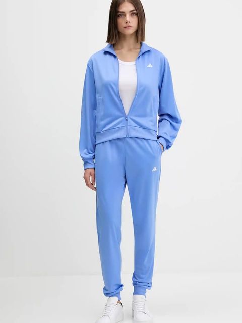 adidas dres Feelcozy damski kolor niebieski JX0513