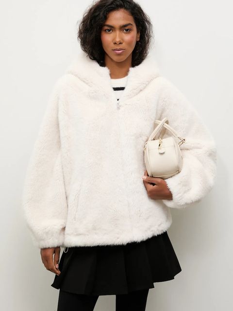 Answear.LAB kurtka kolor beżowy przejściowa oversize - zdjęcie produktu nr 1