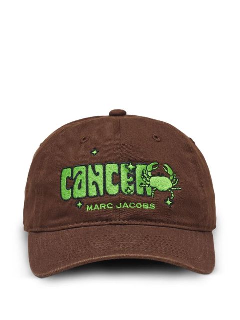 Marc Jacobs The Zodiac embroidered baseball cap - Brown - zdjęcie produktu nr 1