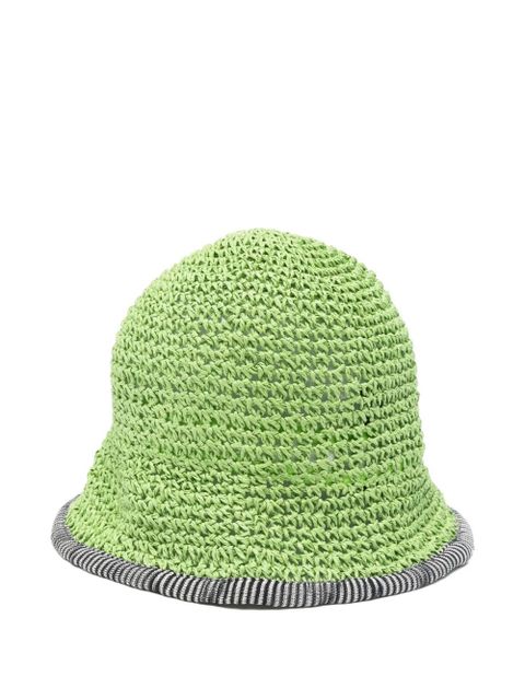 Missoni striped trim bucket hat - Green - zdjęcie produktu nr 2